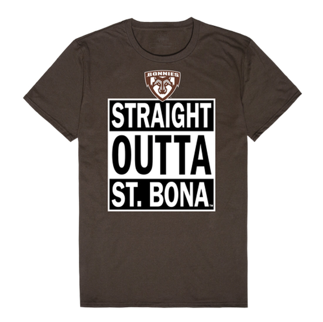 St. Bonaventure University Bonnies Straight Outta Tee T-Shirt