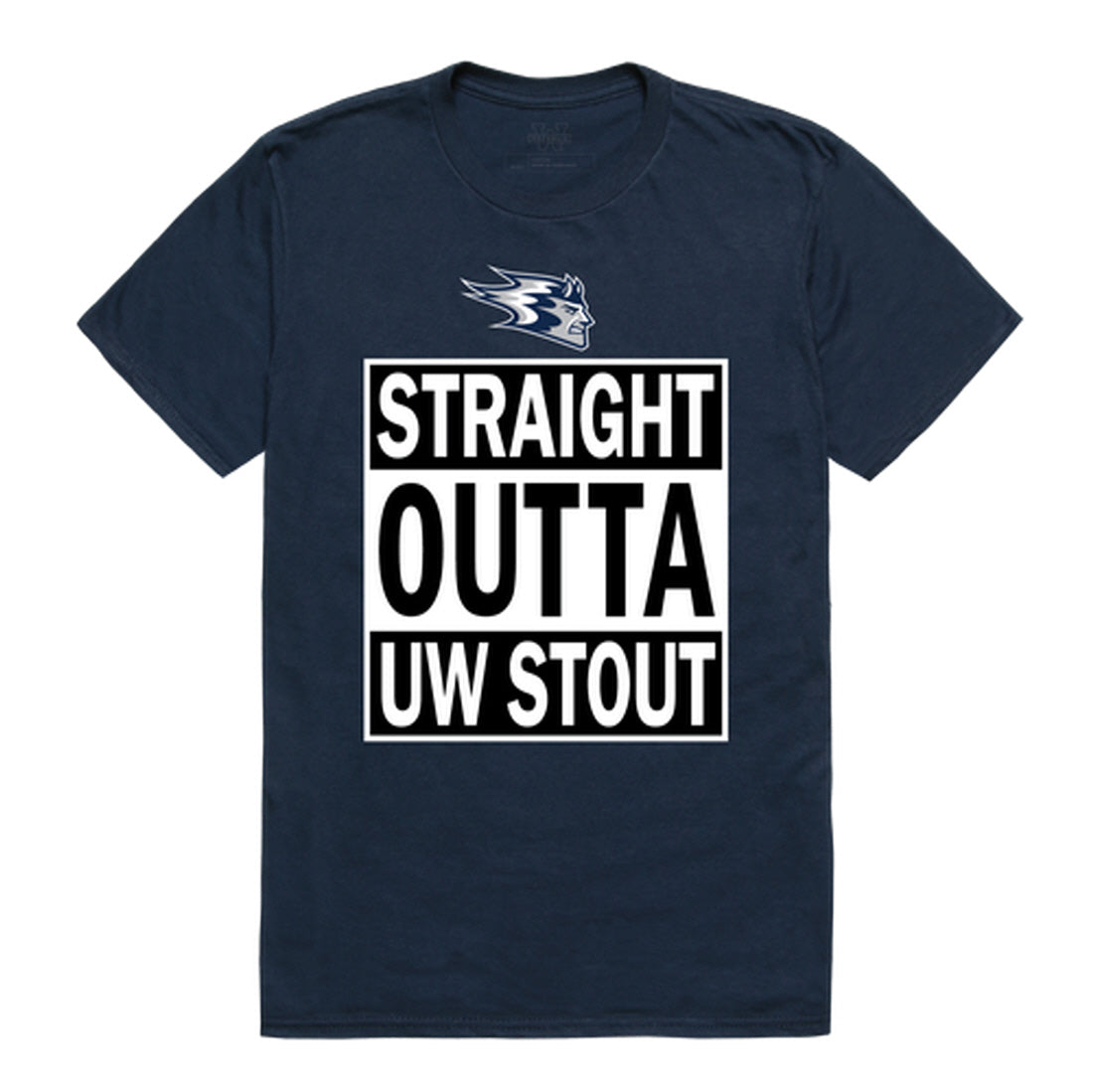 University of Wisconsin-Stout Blue Devils Straight Outta Tee T-Shirt