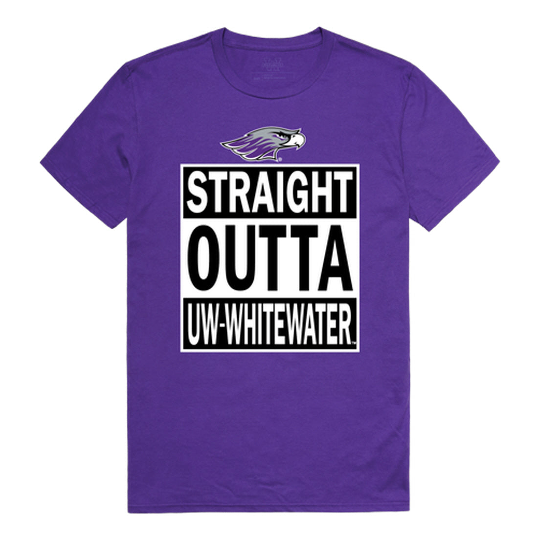 University of Wisconsin-Whitewater Warhawks Straight Outta Tee T-Shirt