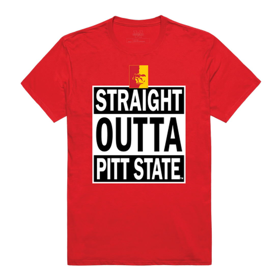 Pittsburg State University Gorillas Straight Outta Tee T-Shirt