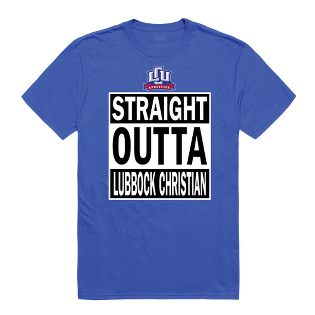 Lubbock Christian Chaparral Straight Outta Tee T-Shirt