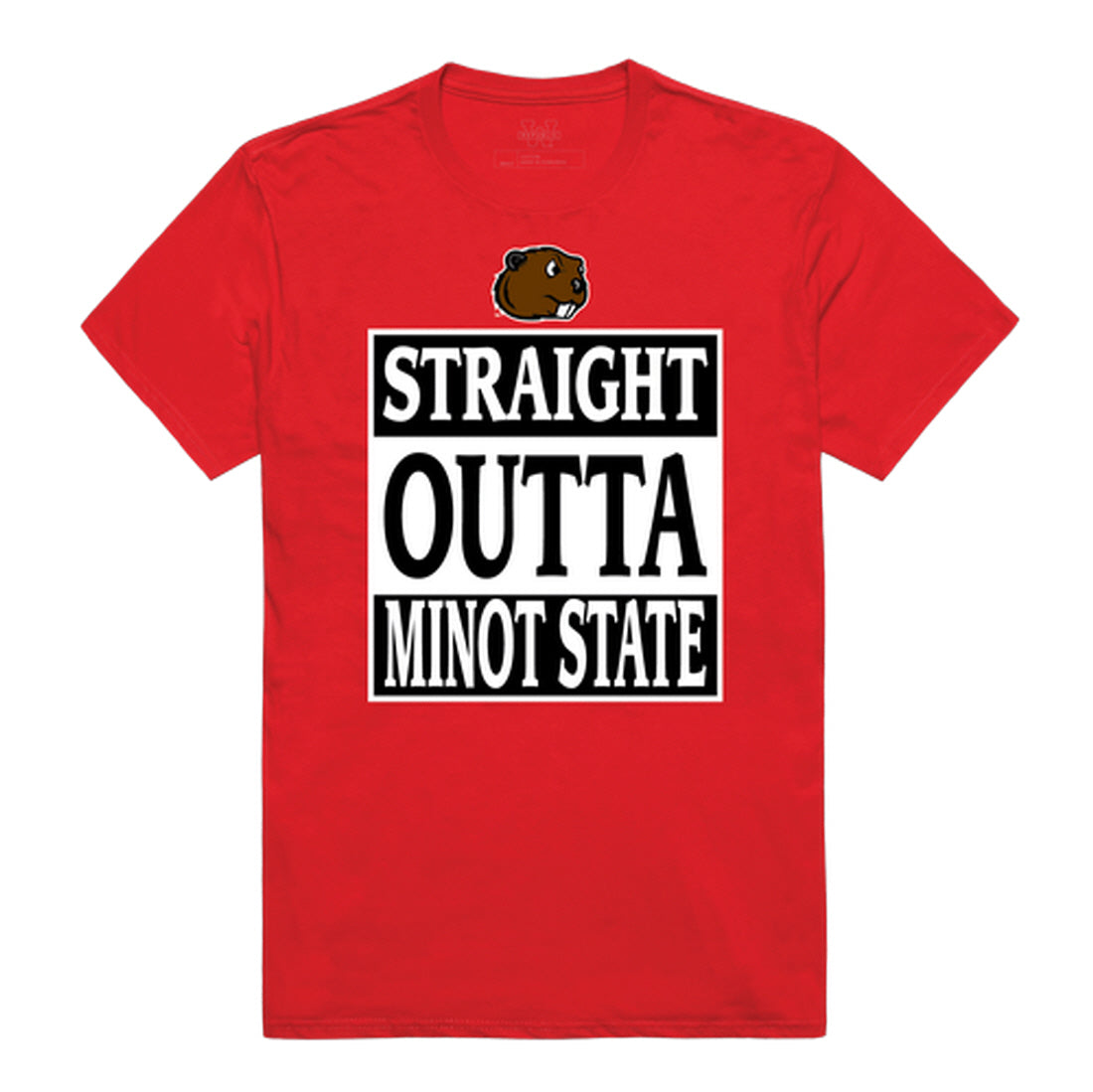 Minot State University Beavers Straight Outta Tee T-Shirt