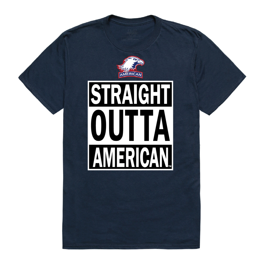 American University Eagles Straight Outta Tee T-Shirt