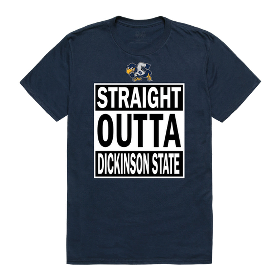 Dickinson State University Blue Hawks Straight Outta Tee T-Shirt