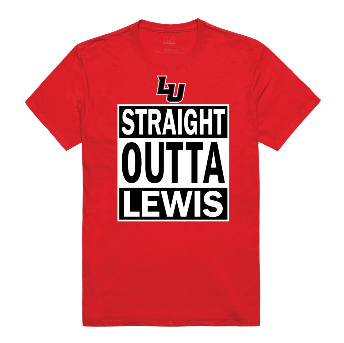 Lewis University Flyers Straight Outta Tee T-Shirt