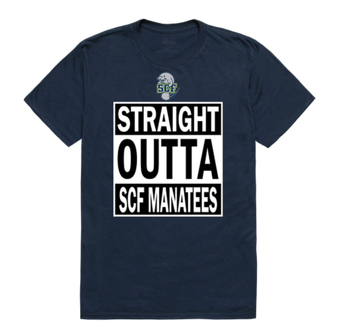 State College of Florida Manatee Straight Outta Tee T-Shirt