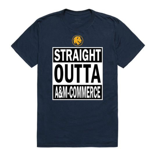 Texas A&M University-Commerce Lions Straight Outta Tee T-Shirt