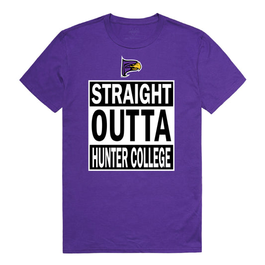 Hunter College Hawks Straight Outta Tee T-Shirt