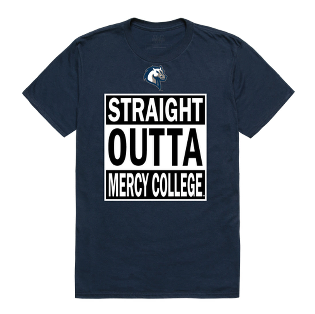 Mercy College Mavericks Straight Outta Tee T-Shirt