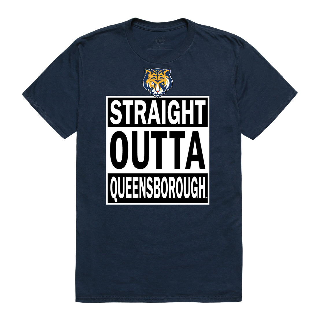 QCC Queensborough Tigers Straight Outta Tee T-Shirt