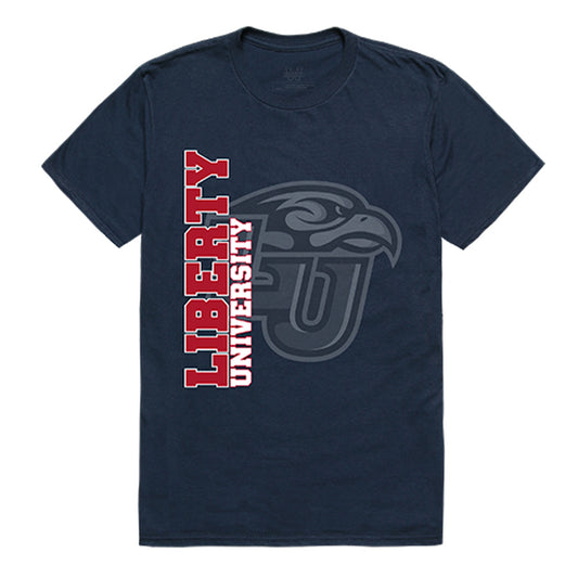 Liberty University Flames Ghost College Tee T-Shirt