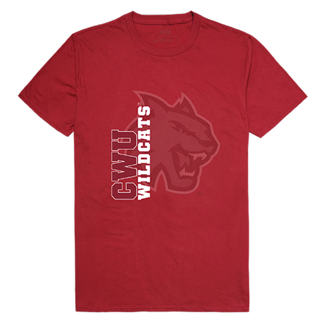 Central Washington University Wildcats Ghost College Tee T-Shirt