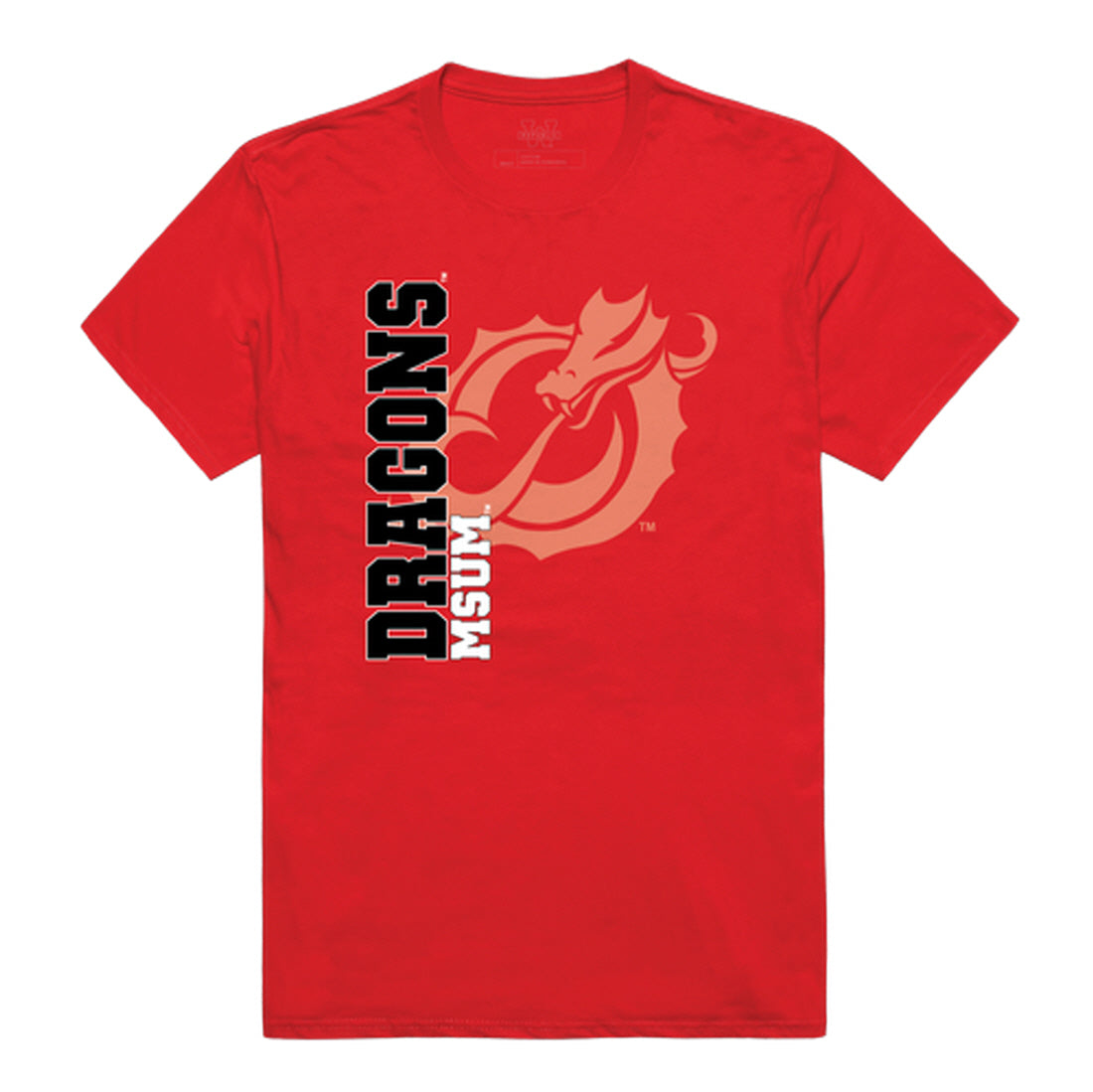 MSUM Minnesota State University Moorhead Dragons Ghost College Tee T-Shirt