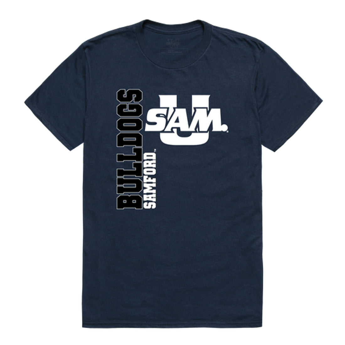 Samford University Bulldogs Ghost College Tee T-Shirt