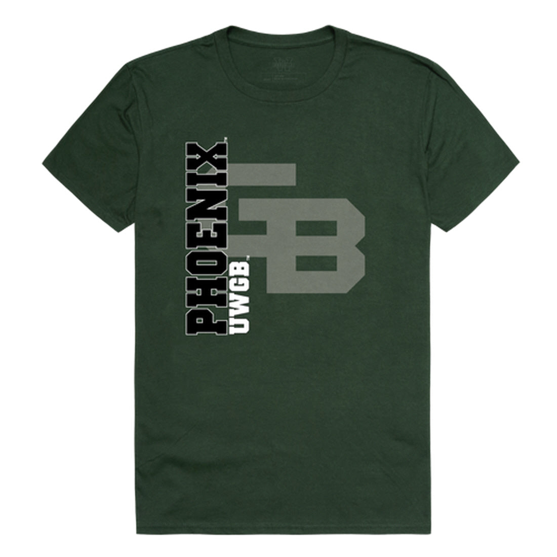 University of Wisconsin-Green Bay Phoenix Ghost College Tee T-Shirt