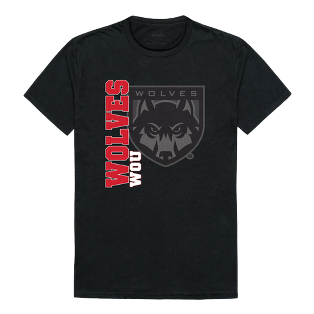 Western Oregon University Wolves Ghost College Tee T-Shirt