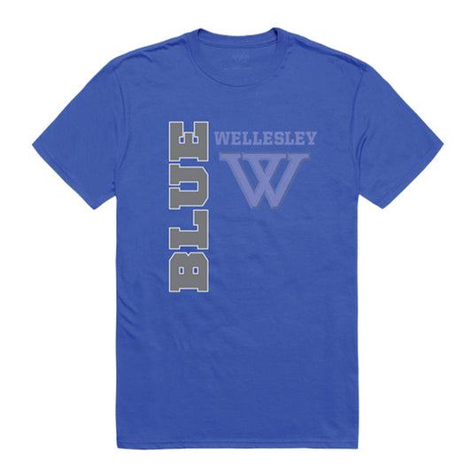 Wellesley College Blue Ghost College Tee T-Shirt