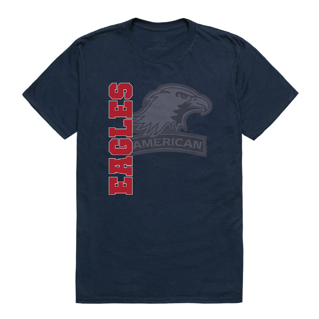 American University Eagles Ghost College Tee T-Shirt