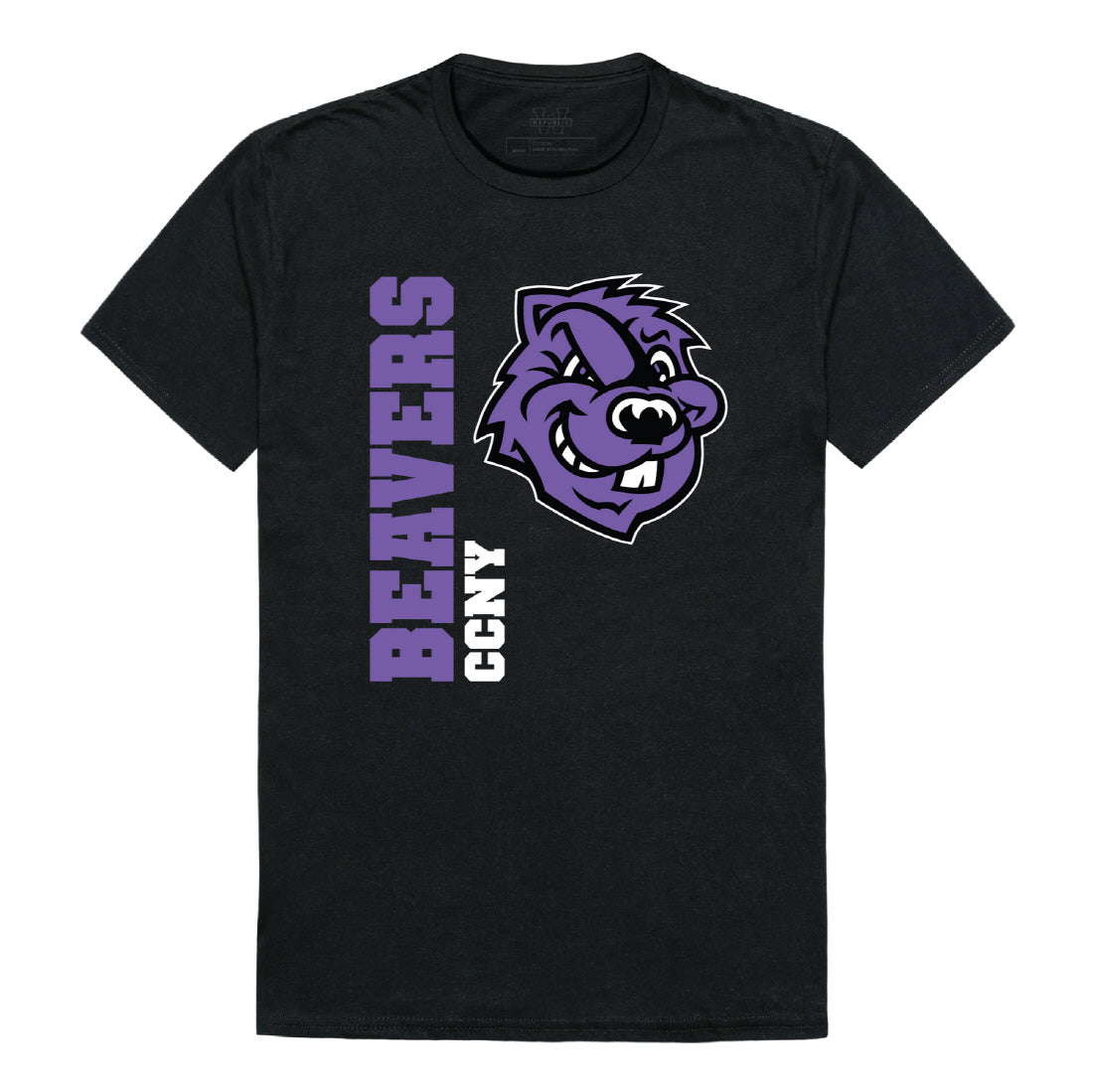 CCNY Beavers Ghost College Tee T-Shirt