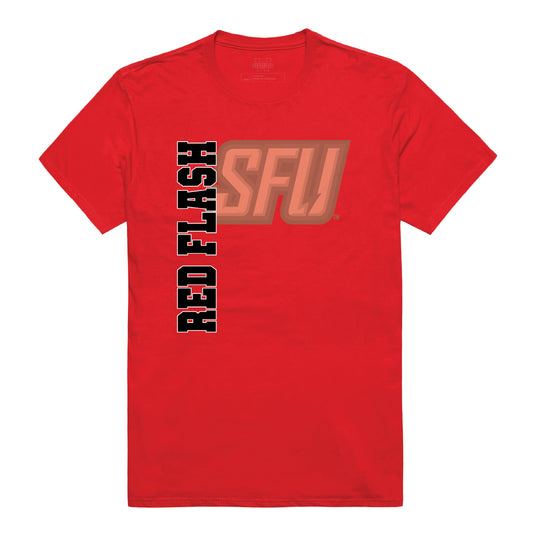 Saint Francis U Red Flash Ghost College Tee T-Shirt