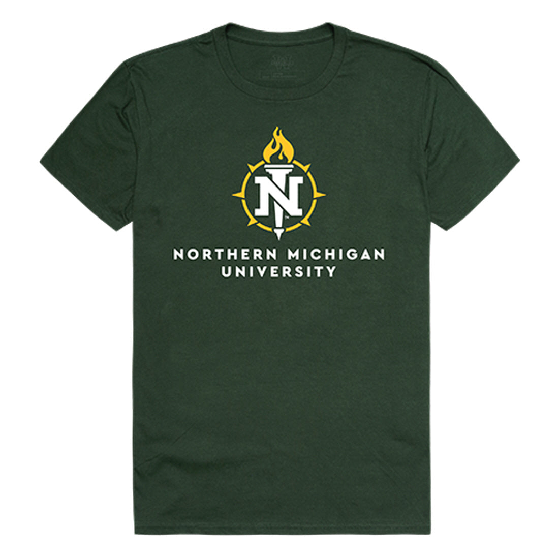 NMU Northern Michigan University Wildcats Institutional Tee T-Shirt