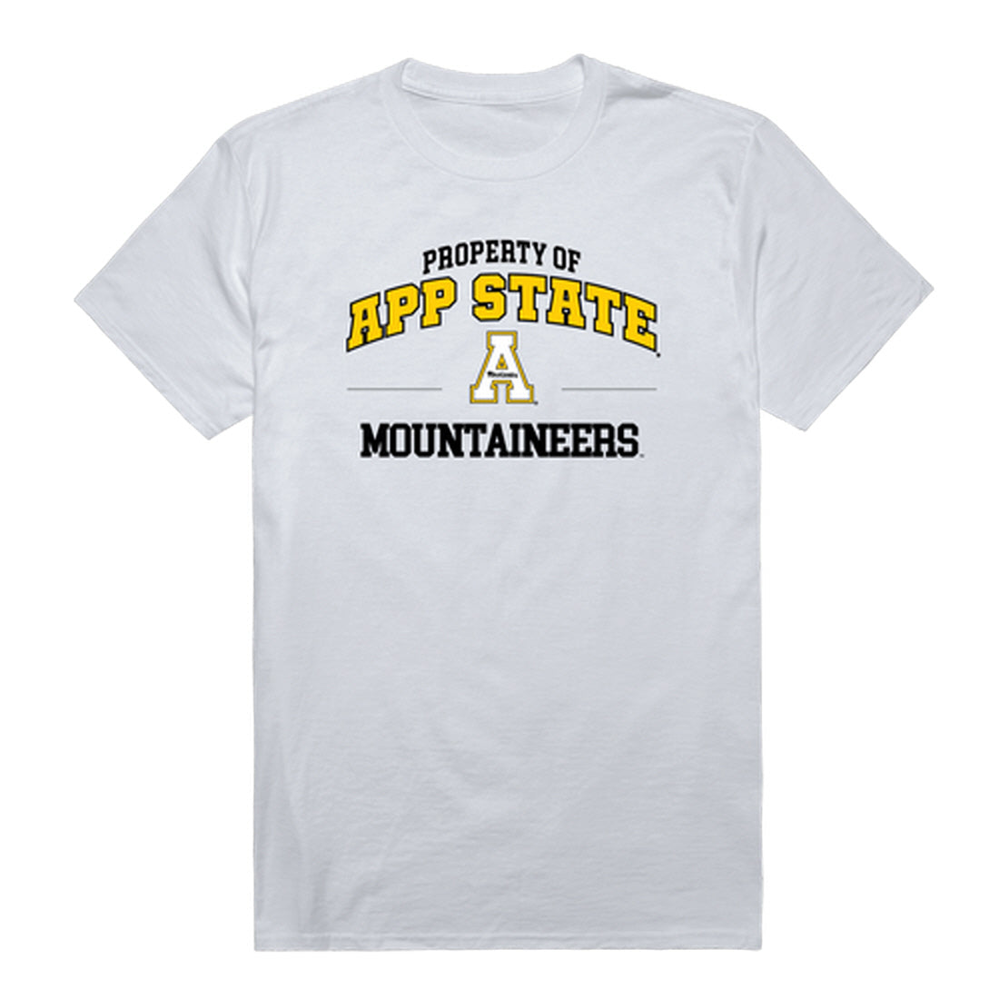 Appalachian App State University Mountaineers Property College Tee T-Shirt