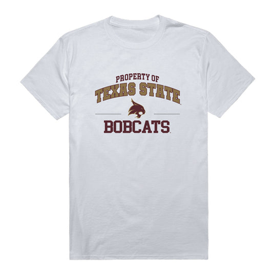 Texas State University Bobcats Property College Tee T-Shirt