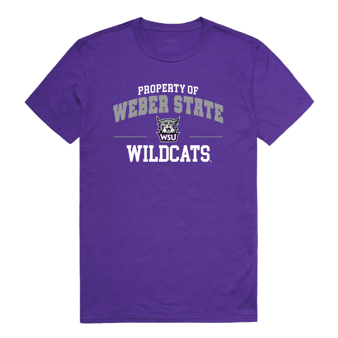 Weber State University Wildcats Property College Tee T-Shirt