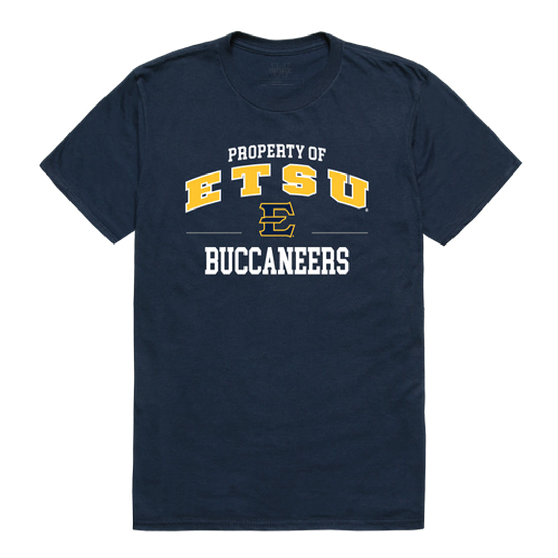 East Tennessee State University Buccaneers Property College Tee T-Shirt