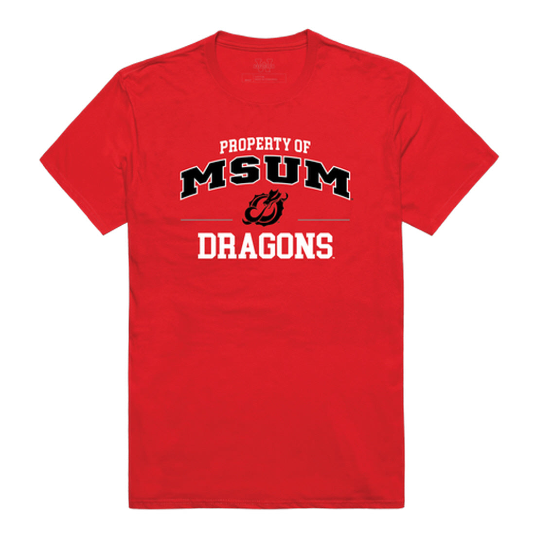 MSUM Minnesota State University Moorhead Dragons Property College Tee T-Shirt