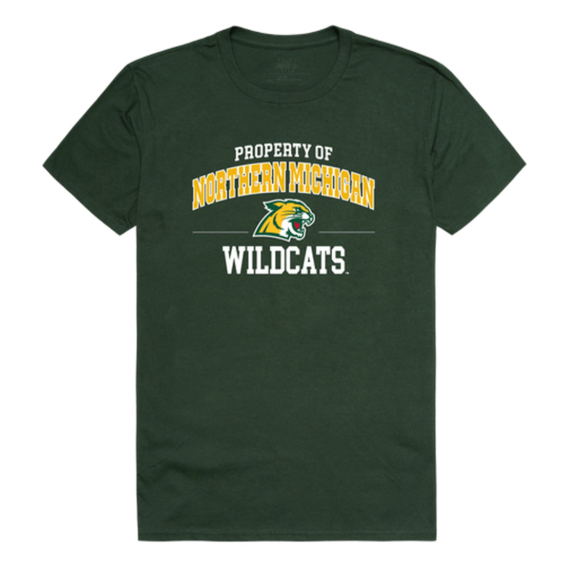 NMU Northern Michigan University Wildcats Property College Tee T-Shirt