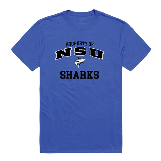 NSU Nova Southeastern University Sharks Property College Tee T-Shirt