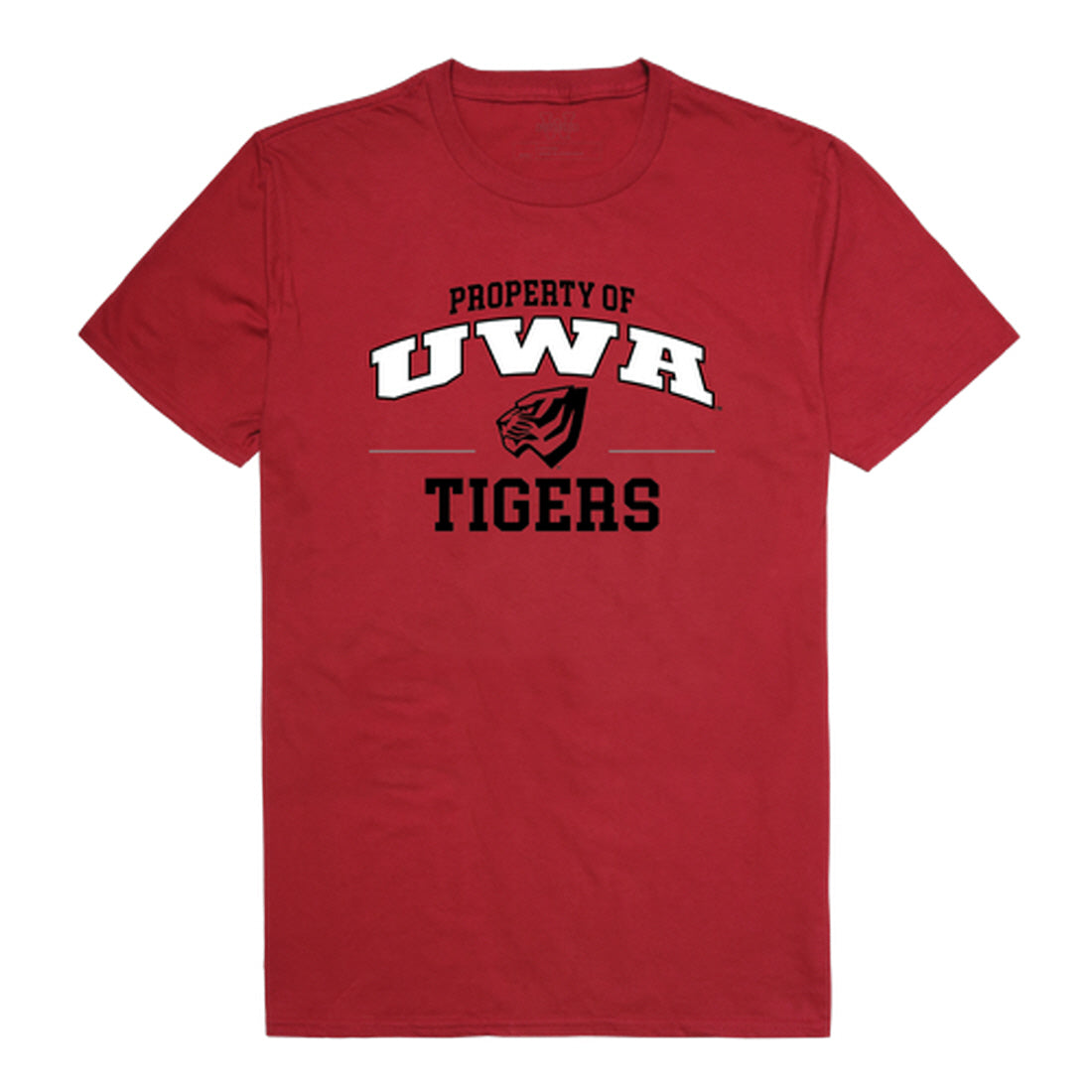 The University of West Alabama Tigers Property College Tee T-Shirt