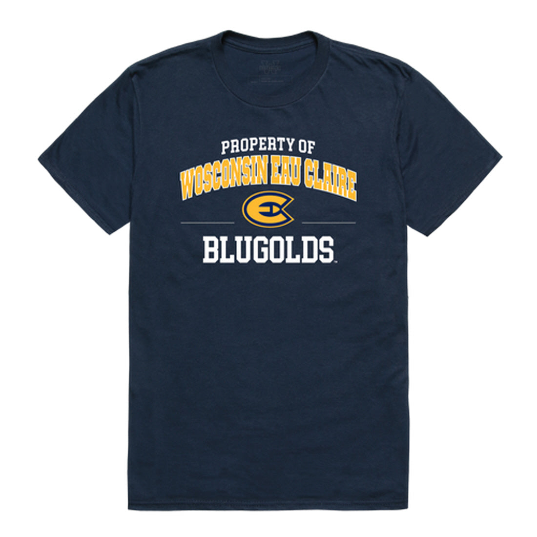 UWEC University of Wisconsin-Eau Claire Blugolds Property College Tee T-Shirt