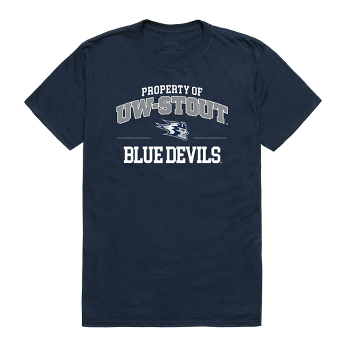 University of Wisconsin-Stout Blue Devils Property College Tee T-Shirt