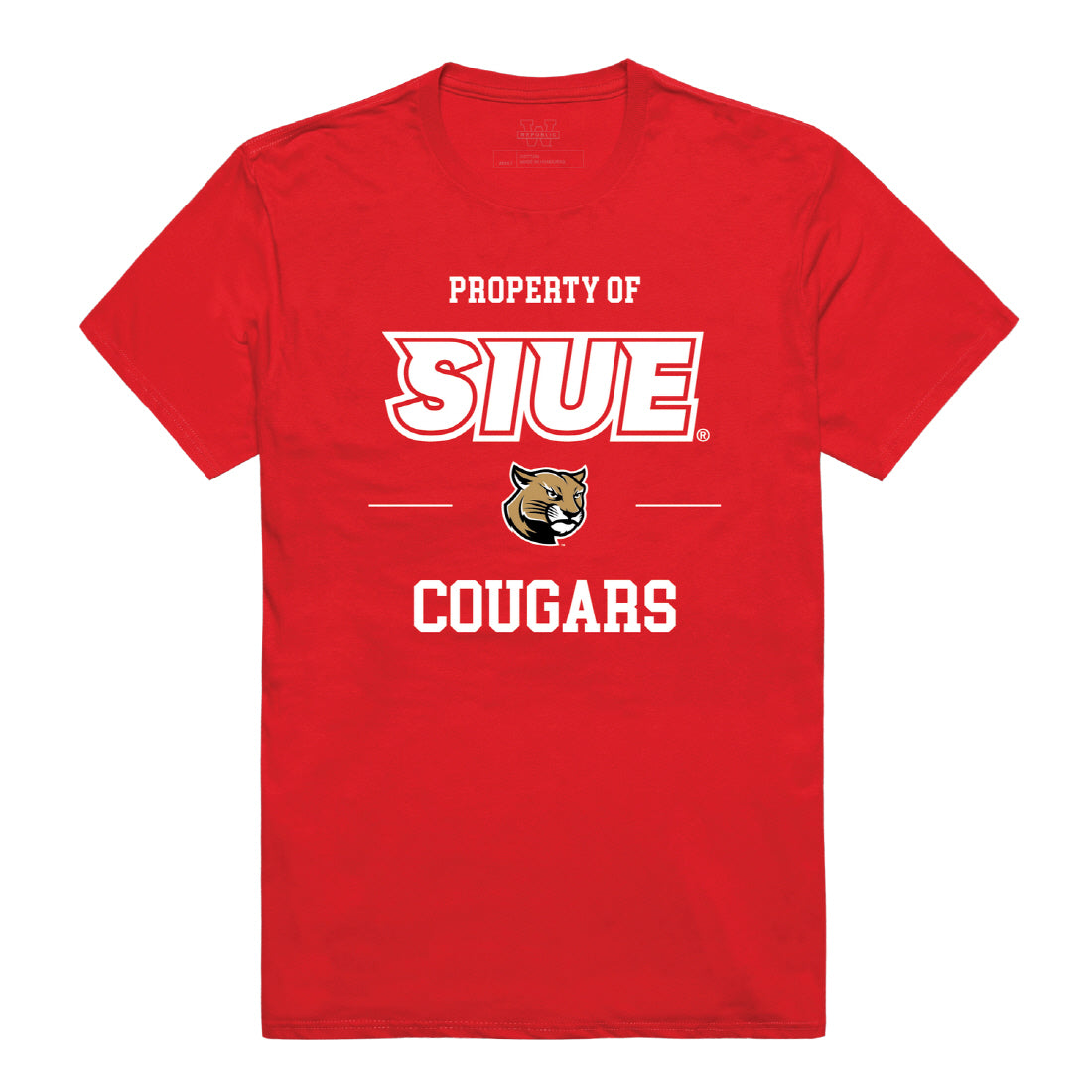 SIUE Southern Illinois University Edwardsville Cougars Property College Tee T-Shirt