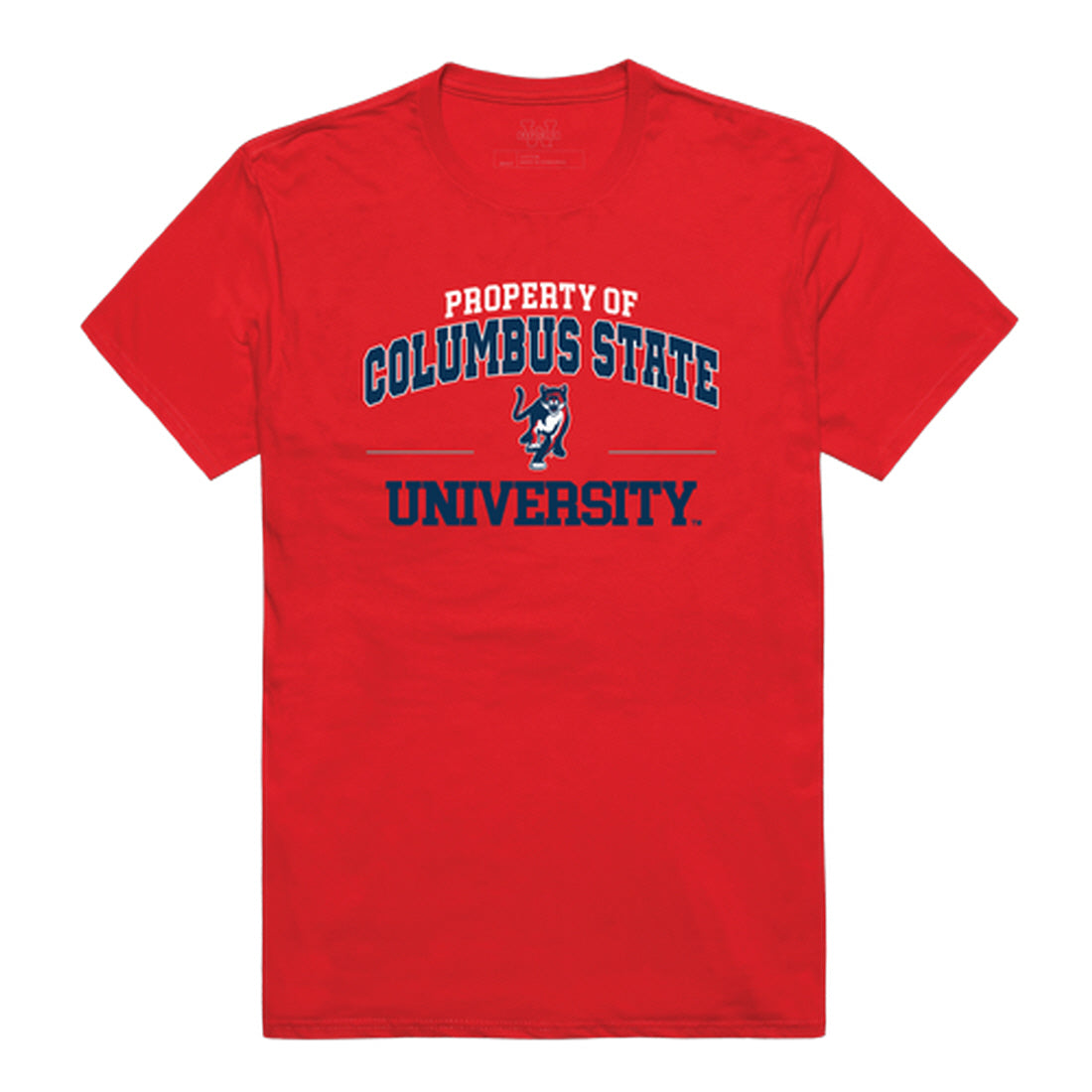 Columbus State University Cougar Property College Tee T-Shirt