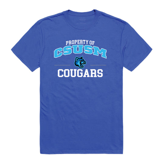 California State University San Marcos Cougars Property College Tee T-Shirt