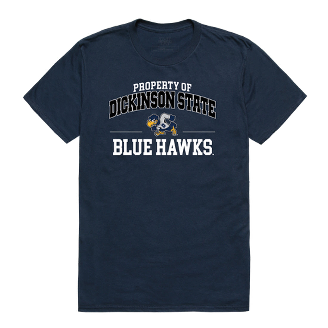 Dickinson State University Blue Hawks Property College Tee T-Shirt