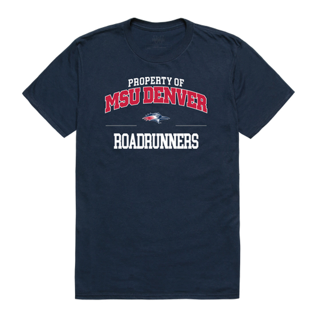 Metropolitan State University of Denver Roadrunners Property College Tee T-Shirt