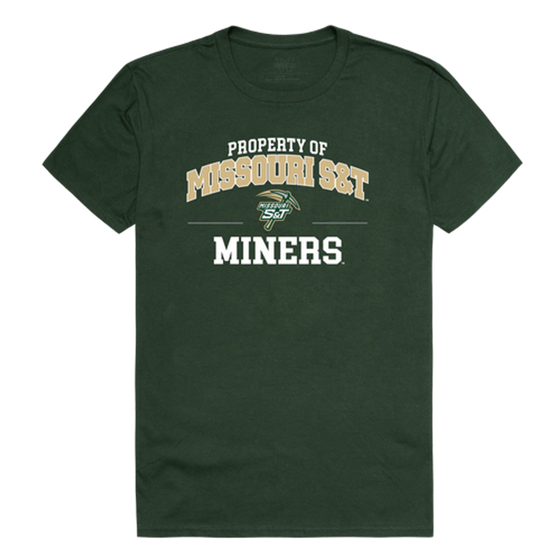 Missouri University of Science and Technology Miners Property College Tee T-Shirt