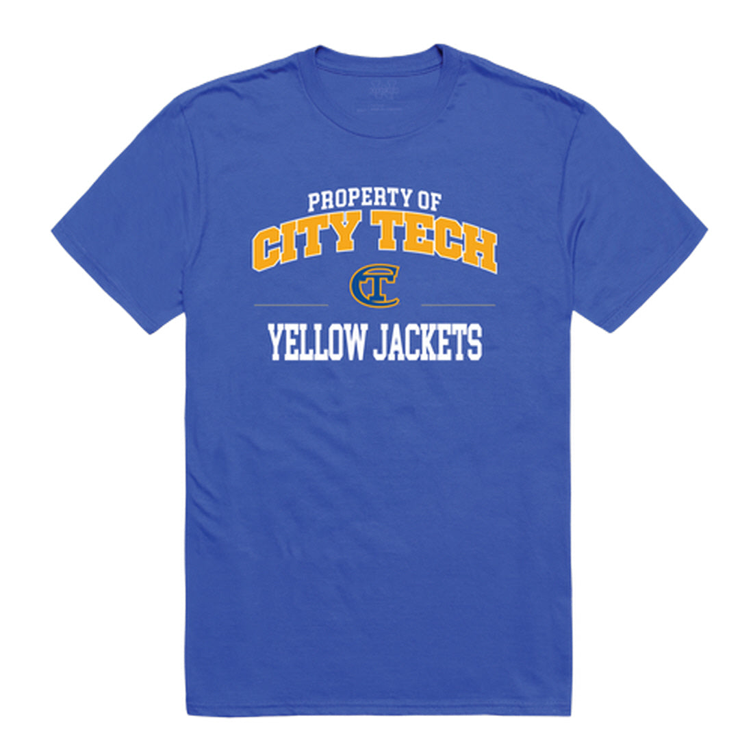 NY City Tech Yellow Jackets Property College Tee T-Shirt