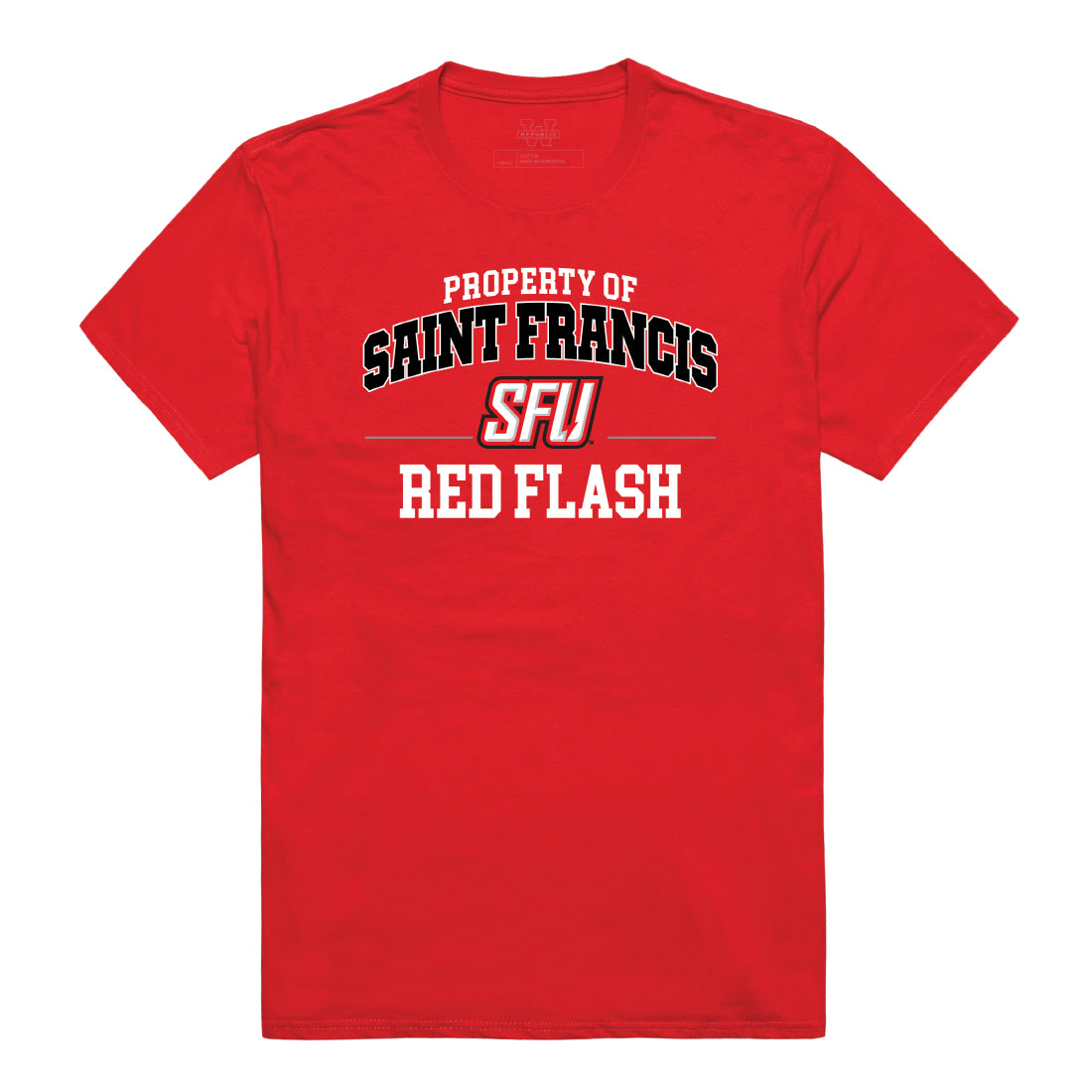 Saint Francis U Red Flash Property College Tee T-Shirt