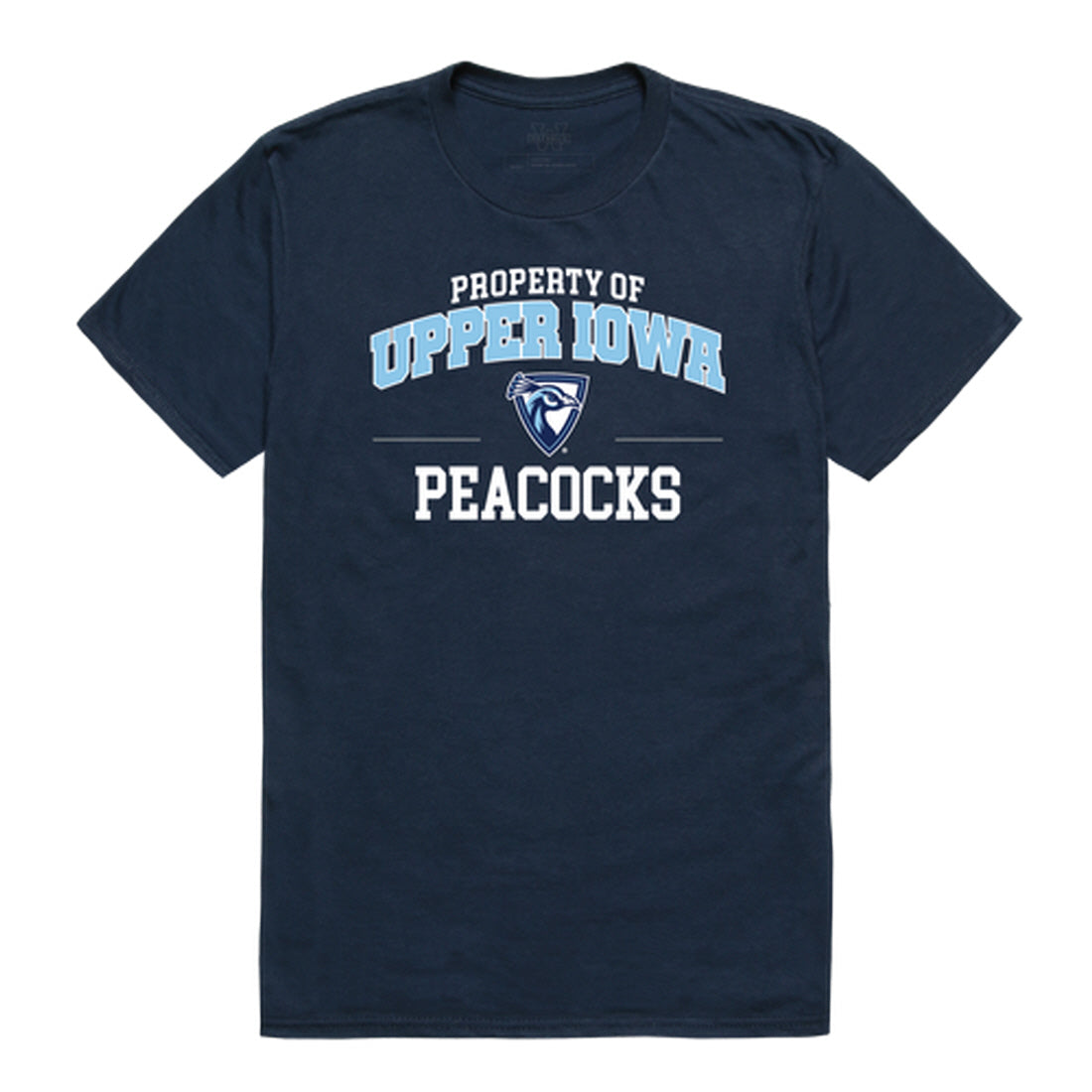 Upper Iowa Peacocks Property College Tee T-Shirt