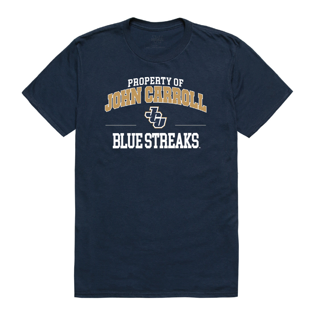 John Carroll Blue Streaks Property College Tee T-Shirt