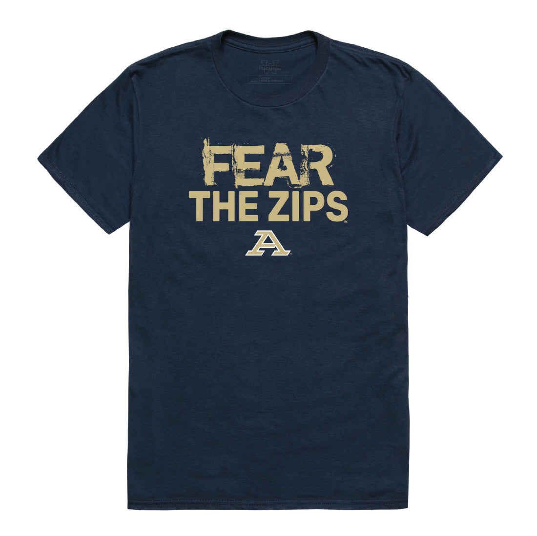 The University of Akron Zips Fear College Tee T-Shirt