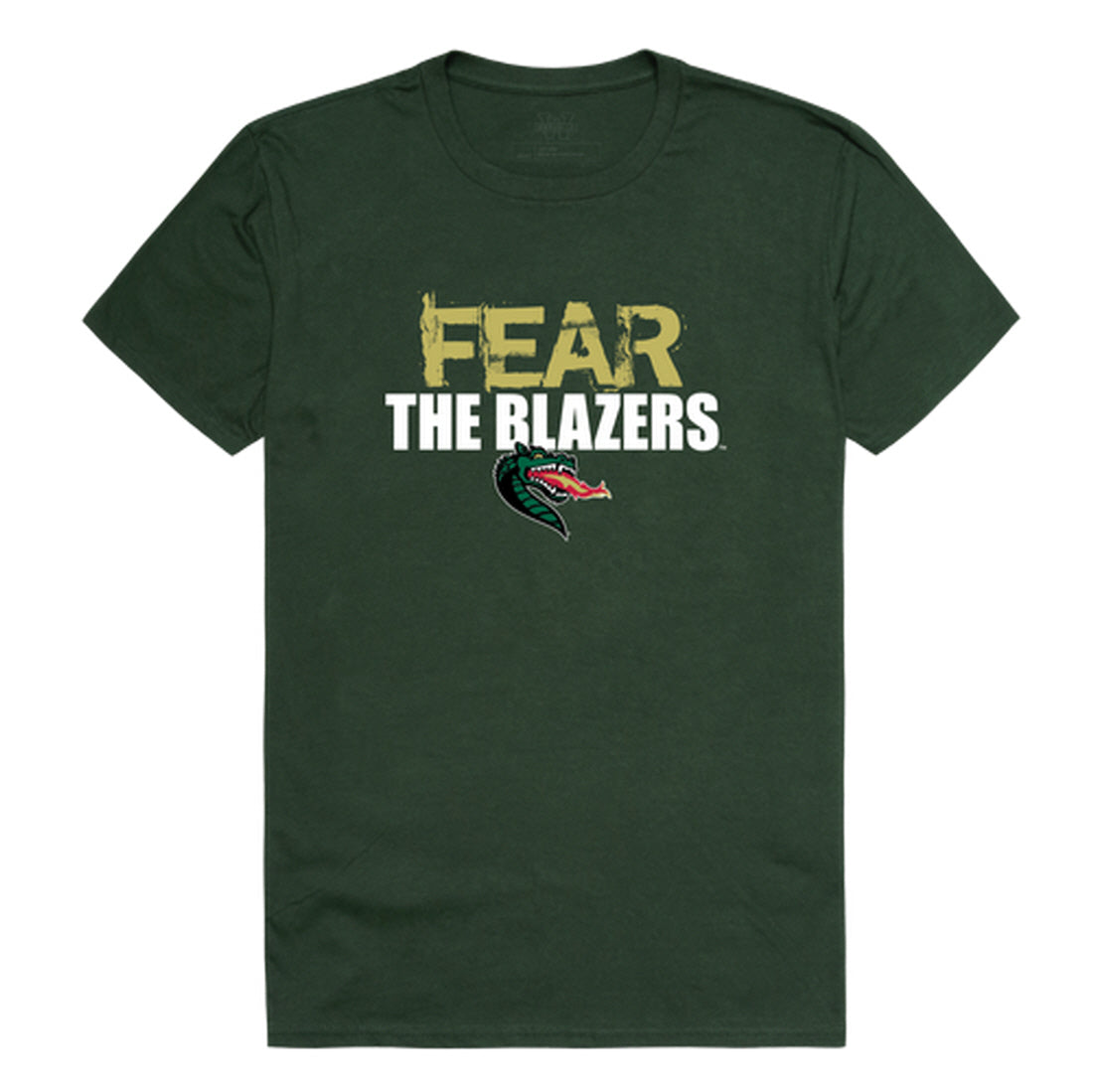 UAB University of Alabama at Birmingham Blazers Fear College Tee T-Shirt