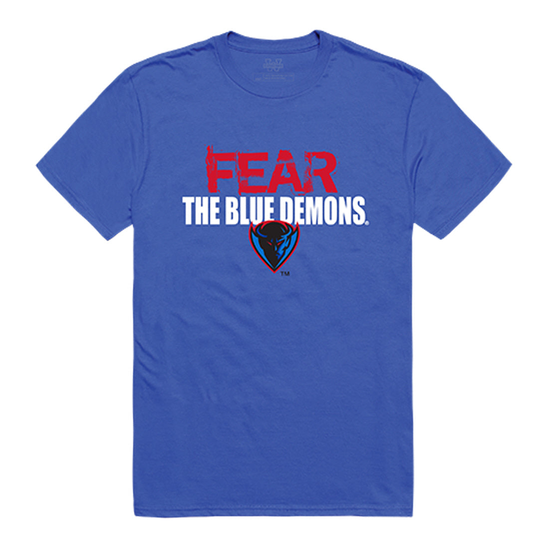 DePaul University Blue Demons Fear College Tee T-Shirt