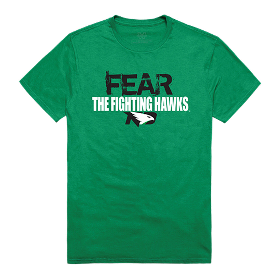 University of North Dakota Fighting Hawks Fear College Tee T-Shirt