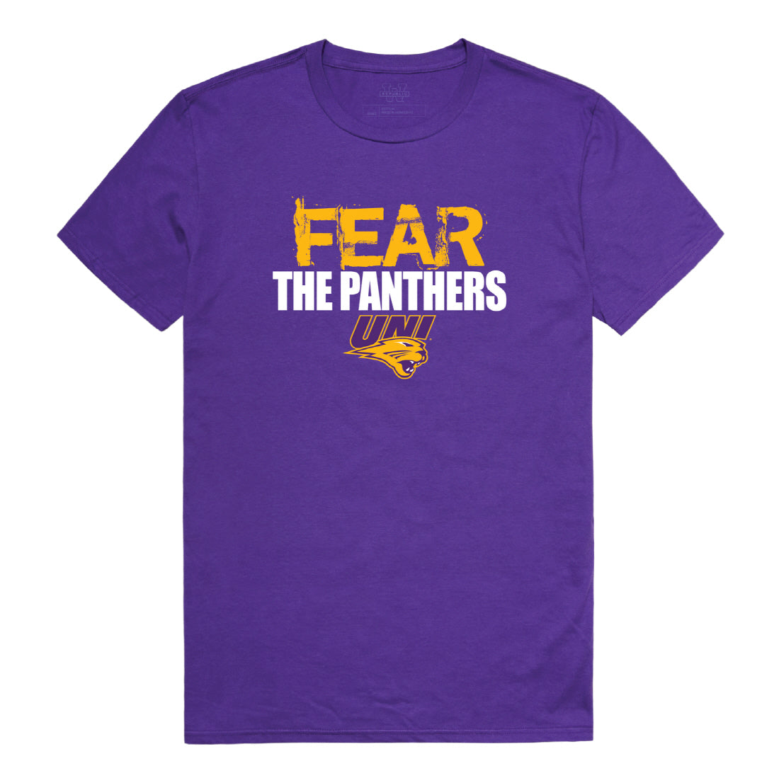 University of Northern Iowa Panthers Fear College Tee T-Shirt